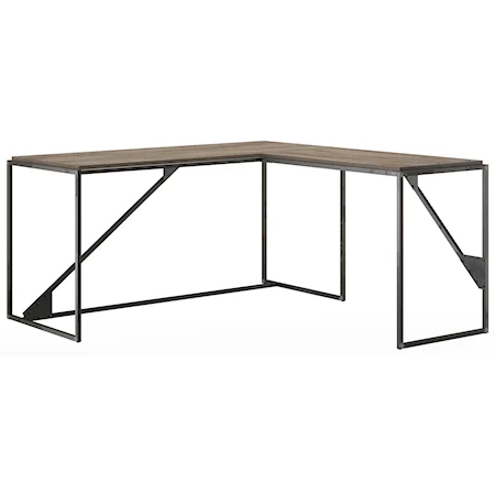 L Shaped Industrial Desk