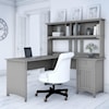 Bush Salinas L Shaped Desk with Hutch