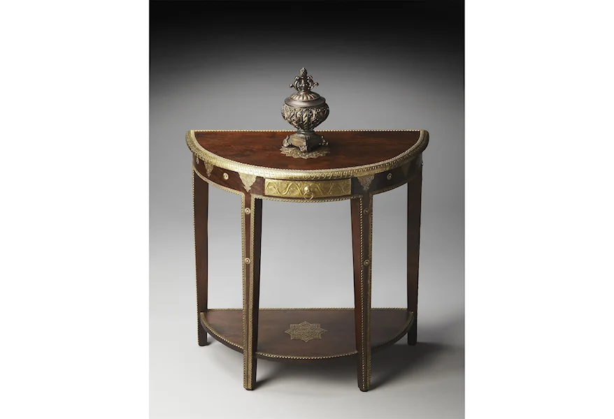 Artifacts Demilune Console Table by Butler Specialty Company at Mueller Furniture
