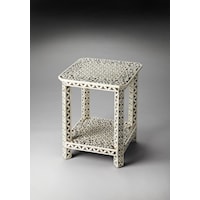 Bone Inlay Side Table