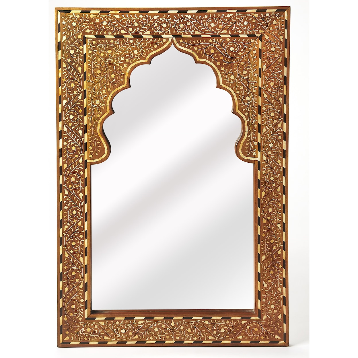 Butler Specialty Company Bone Inlay Wall Mirror