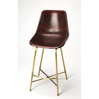 Commercial Leather Bar Stool