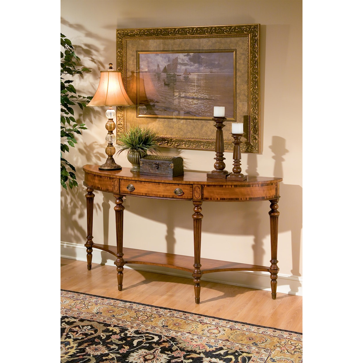 Butler Specialty Company Connoisseur's Demilune Console
