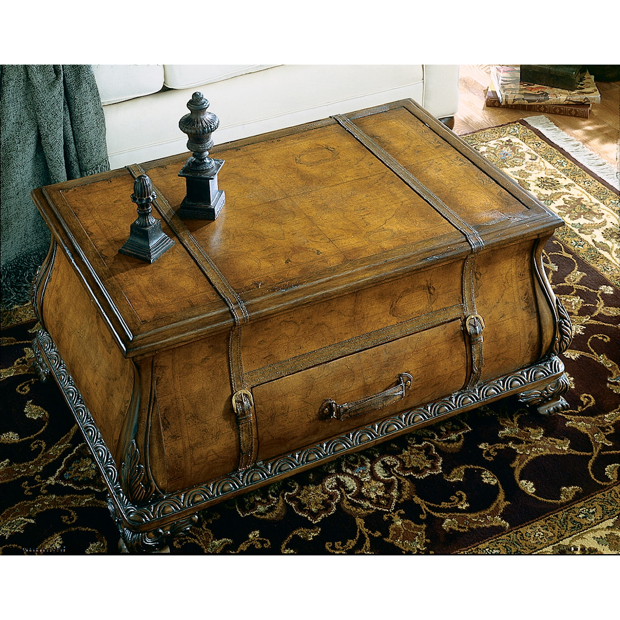 Butler Specialty Company Heritage Bombe Trunk Table