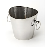 Mendocino Hammered Stainless Steel Wine Bucket