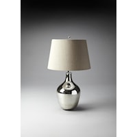 Mercury Antique Nickel Table Lamp