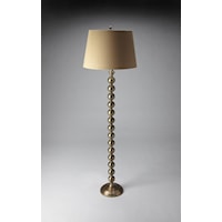 Antique Brass Finish Floor Lamp