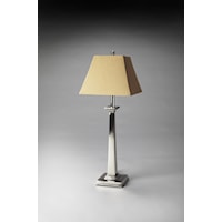 Nickel Finish Table Lamp