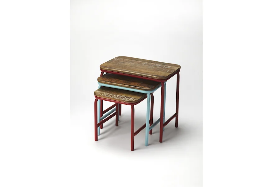 Industrial Chic Nesting Tables by Butler Specialty Company at Mueller Furniture