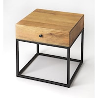 Brixton Iron & Wood End Table