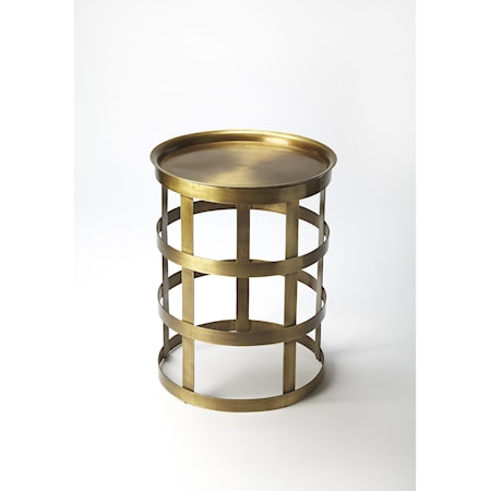 Regis Industrial Chic Accent Table