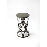 Empire Round Iron Accent Table