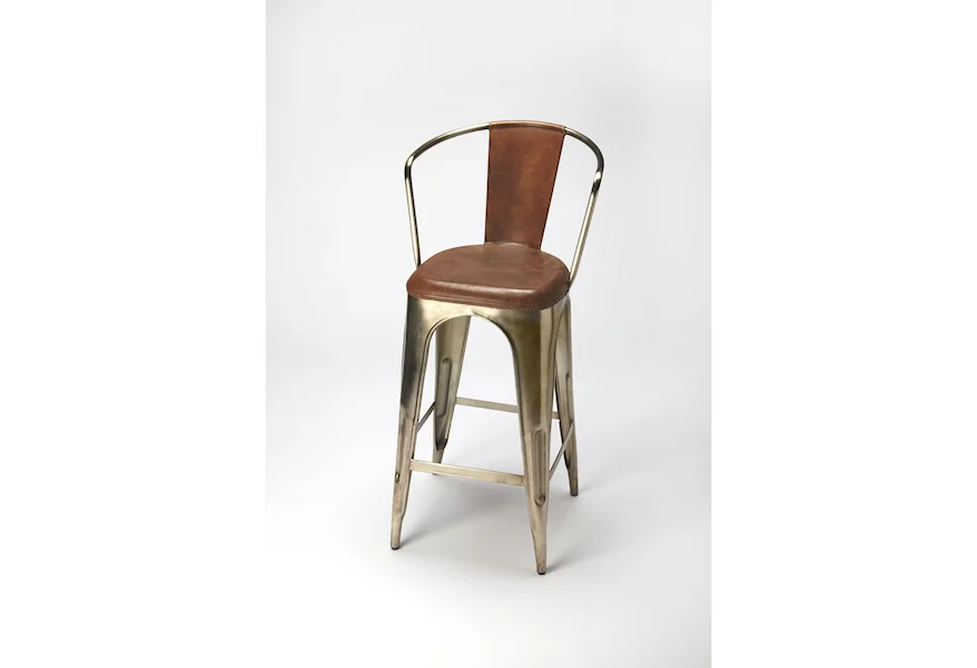 Industrial Chic Barstool by Butler Specialty Company at Mueller Furniture