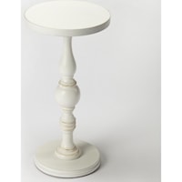 Camilla Cottage White Pedestal Table