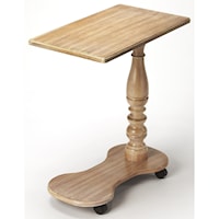 Mabry Driftwood Mobile Tray Table