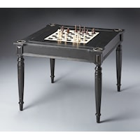 Vincent Black Licorice Multi-game Card Table