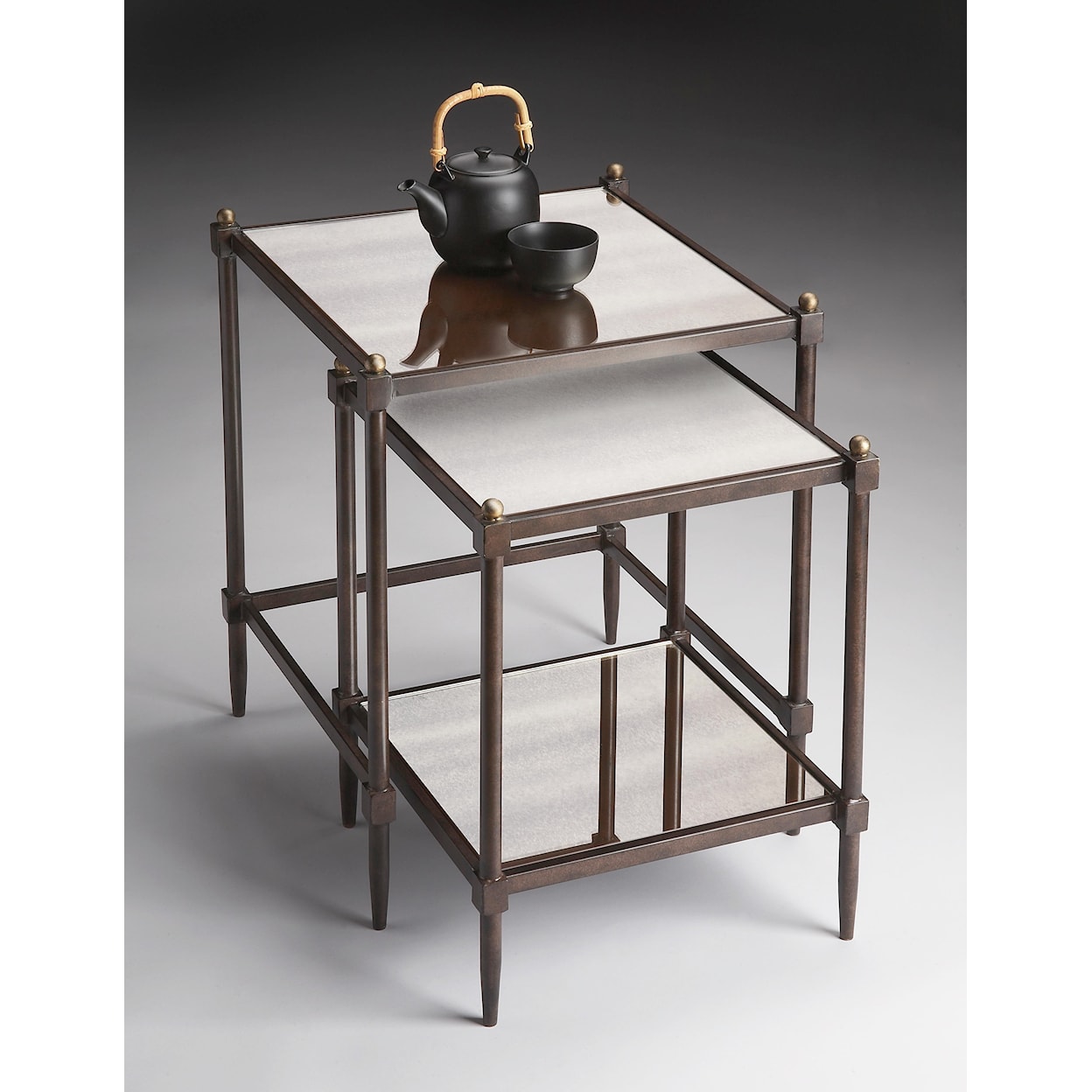 Butler Specialty Company Metalworks Nesting Tables