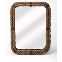 Darby Rectangular Rope Wall Mirror