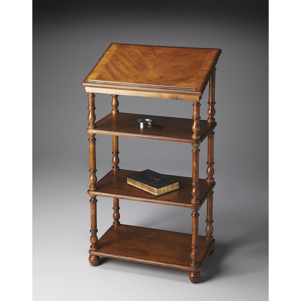 Butler Specialty Company Plantation Cherry Library Stand