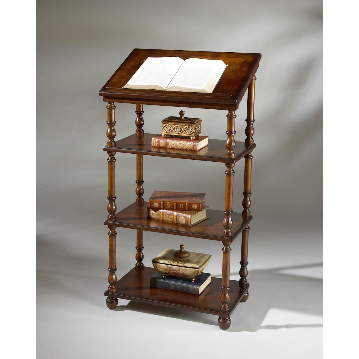 Butler Specialty Company Plantation Cherry Library Stand