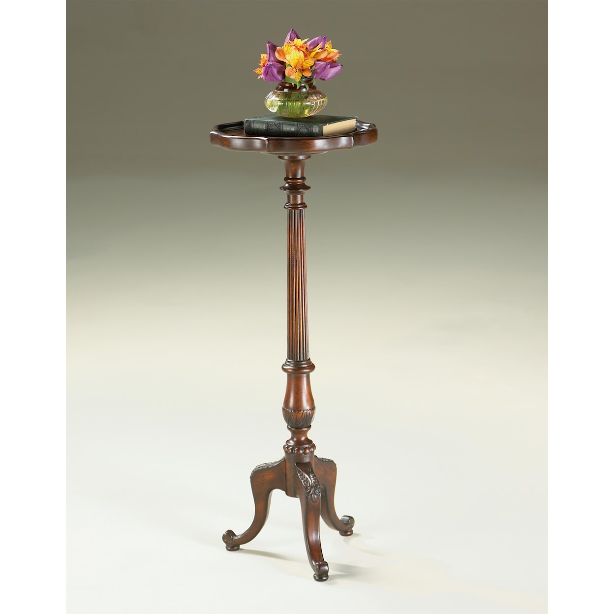 Butler Specialty Company Plantation Cherry Pedestal Plant Stand