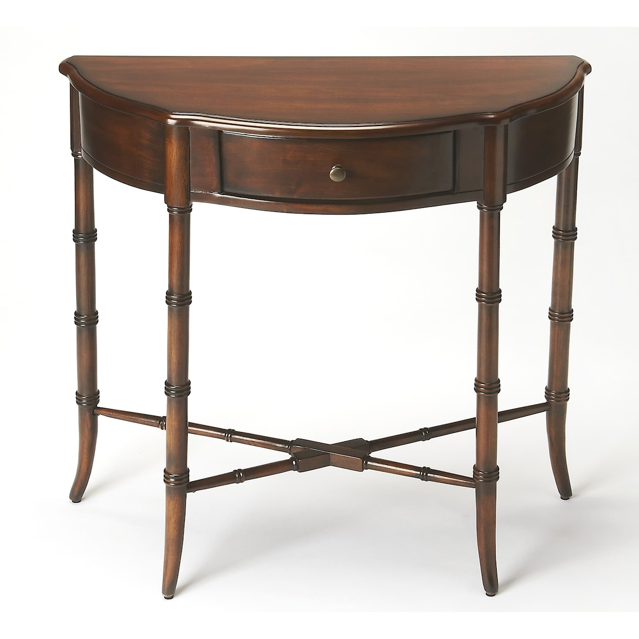 Butler Specialty Company Plantation Cherry Demilune Console Table