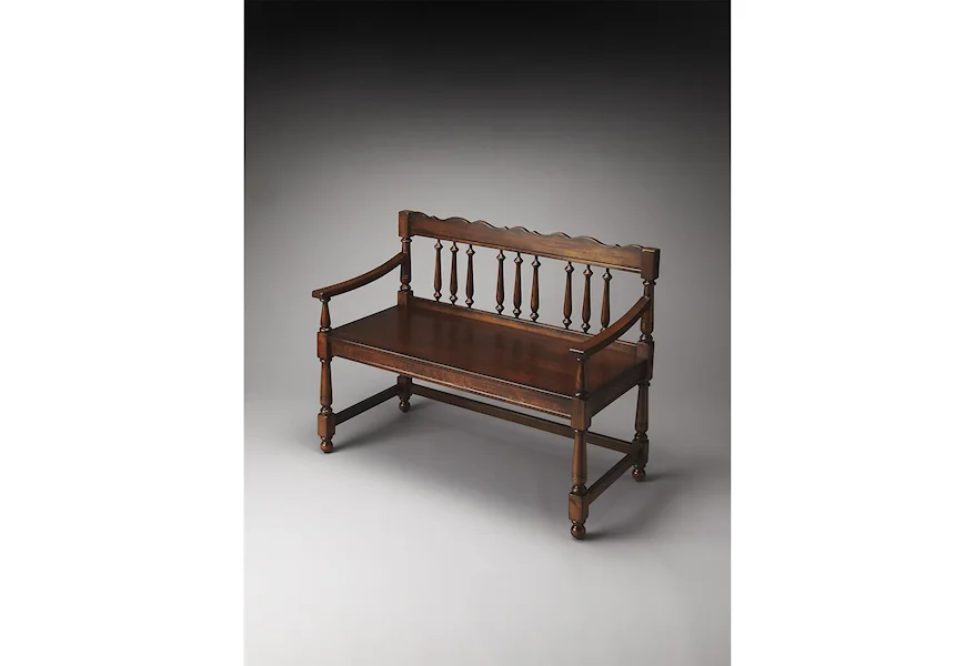 Plantation Cherry Bench by Butler Specialty Company at Mueller Furniture