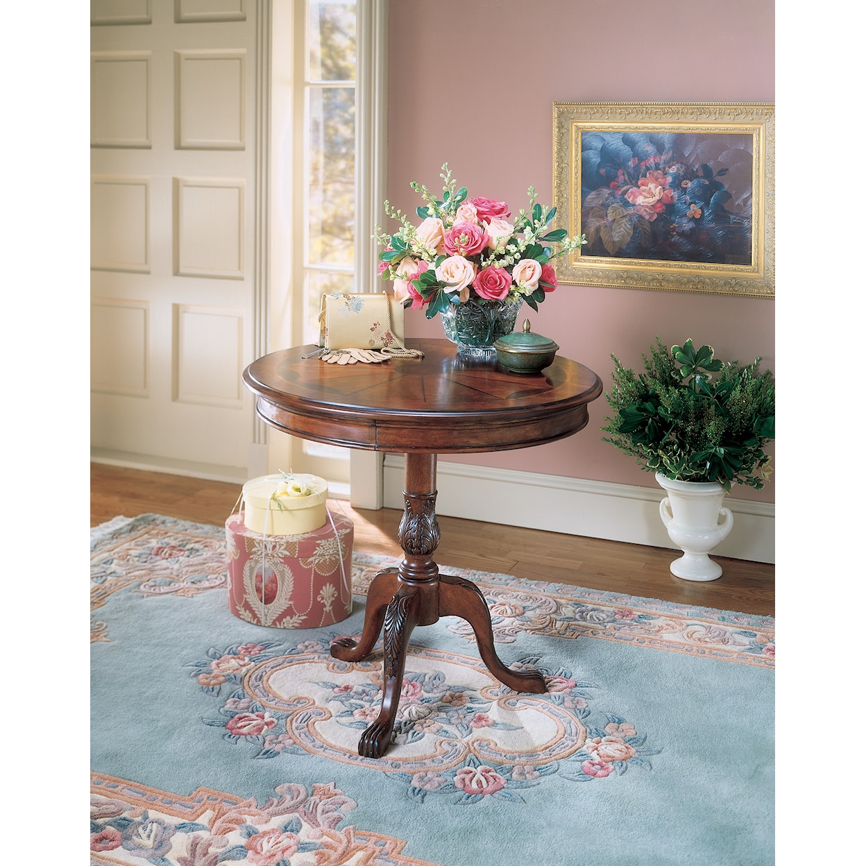 Butler Specialty Company Plantation Cherry Round Pedestal Table