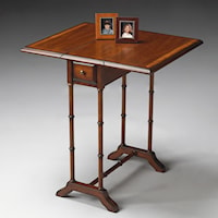 Drop-Leaf Accent Table with 1 Drawer