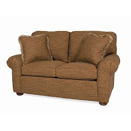 CD Pleated Arm Loveseat