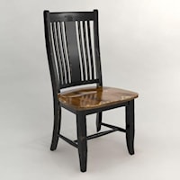 Side Chair with Slat Back