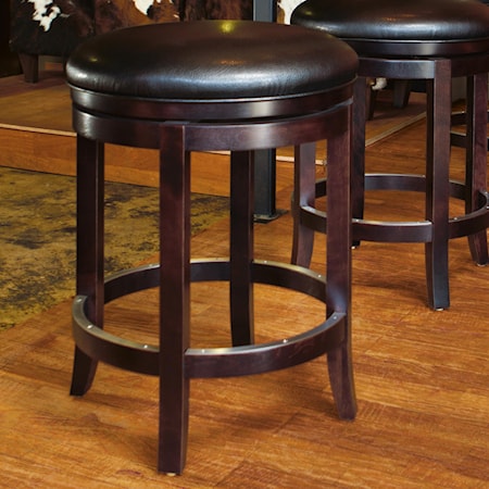 Customizable 26" Upholstered Swivel Stool