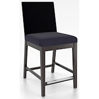 Customizable 24" Upholstered Fixed Stool