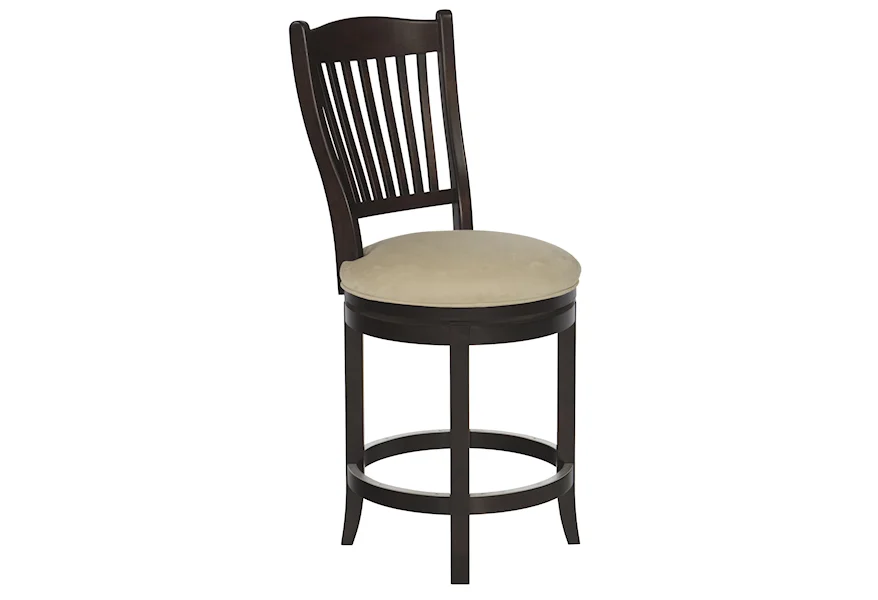 Bar Stools Customizable 26" Upholstered Swivel Stool by Canadel at Steger's Furniture & Mattress