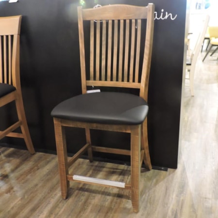 Customizable 24" Upholstered Fixed Stool