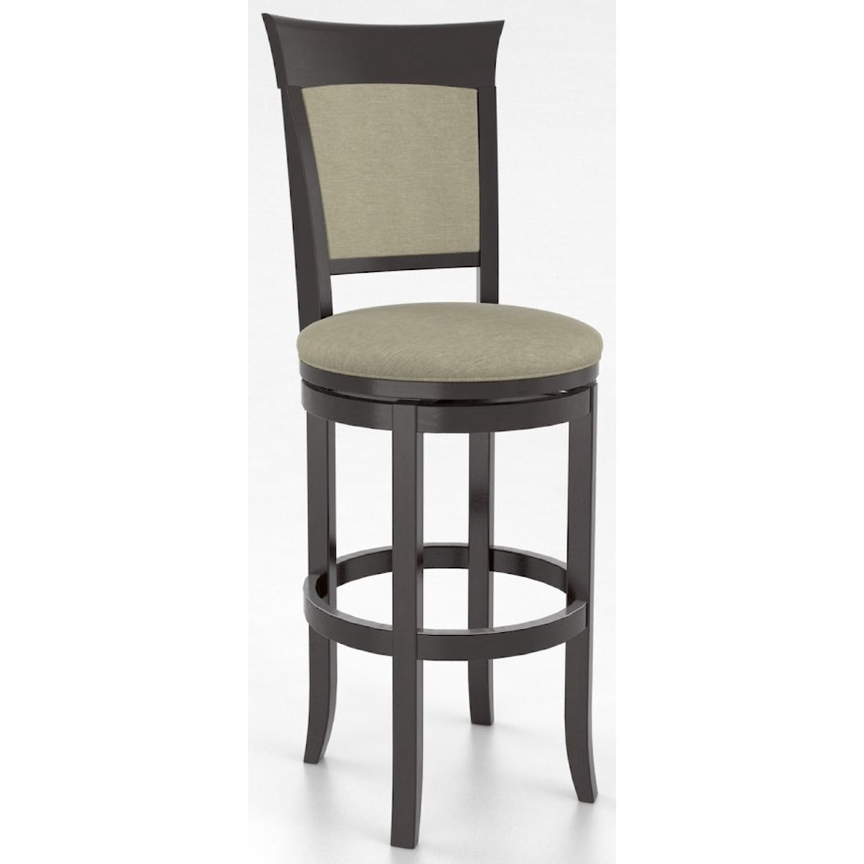 Canadel Bar Stools Customizable 32" Upholstered Swivel Stool