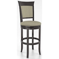 Customizable 32" Upholstered Swivel Stool