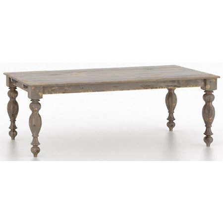 Distressed Shadow Dining Table