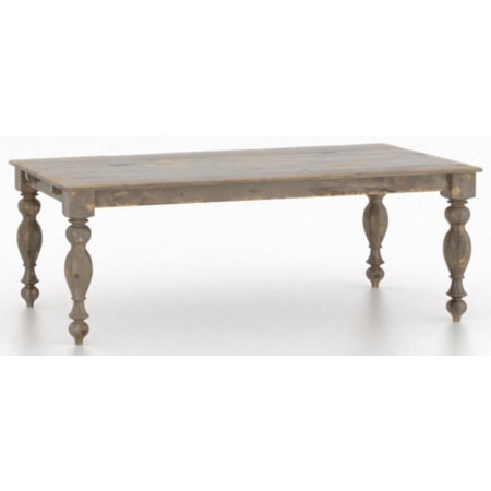 Distressed Shadow Dining Table