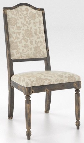 Distressed Champlain Upholstered Side Chair