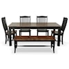 Canadel Champlain - Custom Dining 7 Piece Rectangular Dining Set