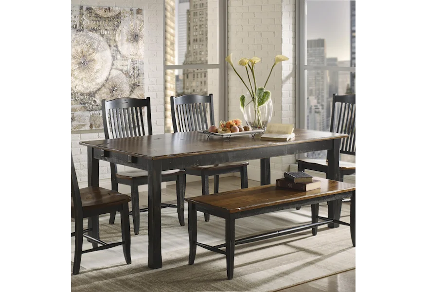 Champlain - Custom Dining <b>Customizable</b> Rectangular Table  by Canadel at Jordan's Home Furnishings
