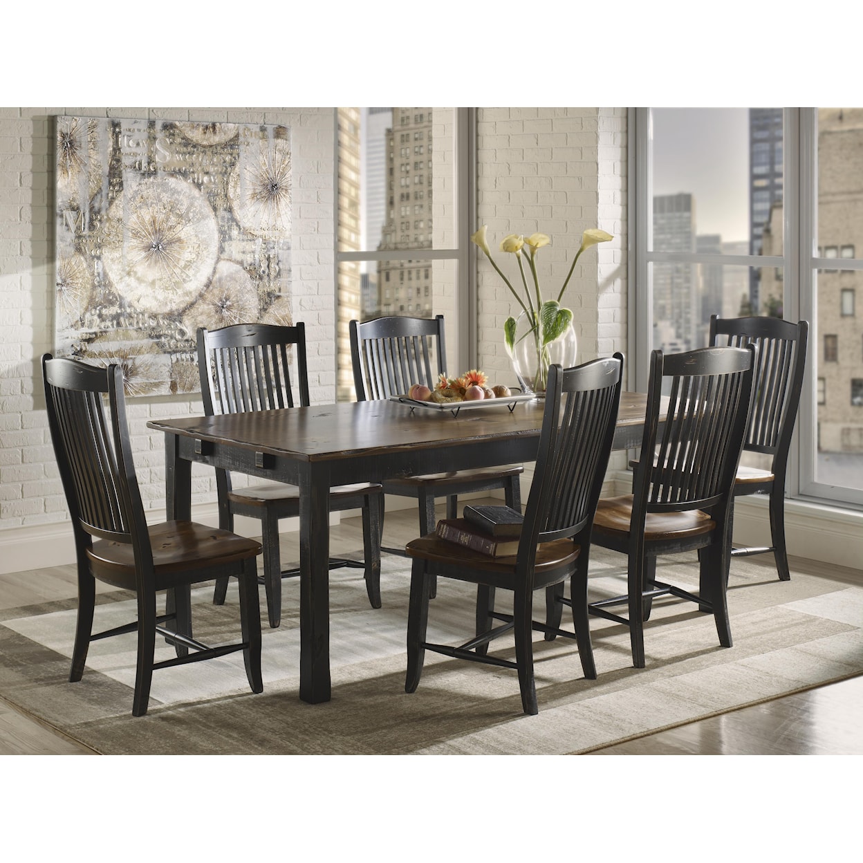 Canadel Champlain - Custom Dining <b>Customizable</b> Rectangular Table 