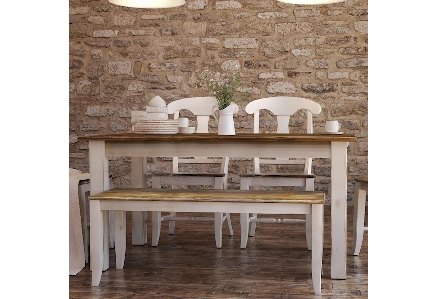 Champlain - Custom Dining Customizable Rectangular Table  by Canadel at Jordan's Home Furnishings