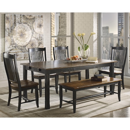 <b>Customizable</b> Rectangular Table Set