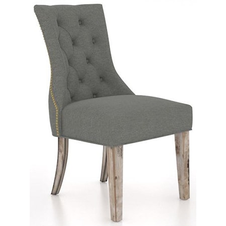 CUSTOMIZABLE UPHOLSTERED SIDE CHAIR