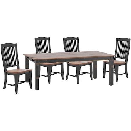 Table and Side Chairs
