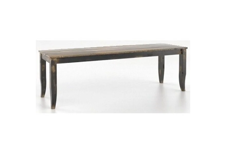 Champlain Customizable Dining Bench by Canadel at Jordan's Home Furnishings