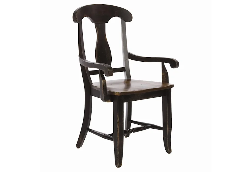 Champlain Customizable  Dining Arm Chair by Canadel at Jordan's Home Furnishings