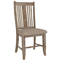 Customizable Rustic Upholstered Side Chair